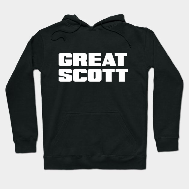 Great Scott! Hoodie by quillandivypress